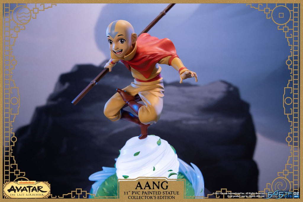 Estátua Aang - Avatar The Last Airbender - Collector's Edition - First 4 Figure