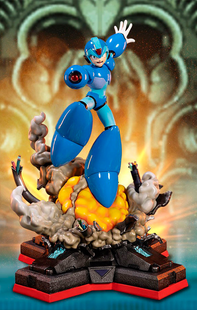 Estátua X Blue Final Weapon - Megaman X4 - Standard Edition - First 4 Figures
