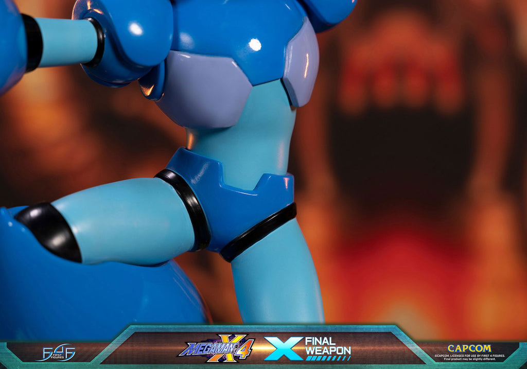 Estátua X Blue Final Weapon - Megaman X4 - Standard Edition - First 4 Figures