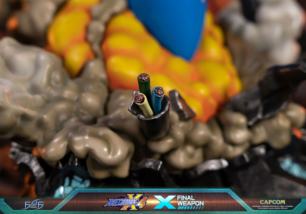 Estátua X Blue Final Weapon - Megaman X4 - Standard Edition - First 4 Figures