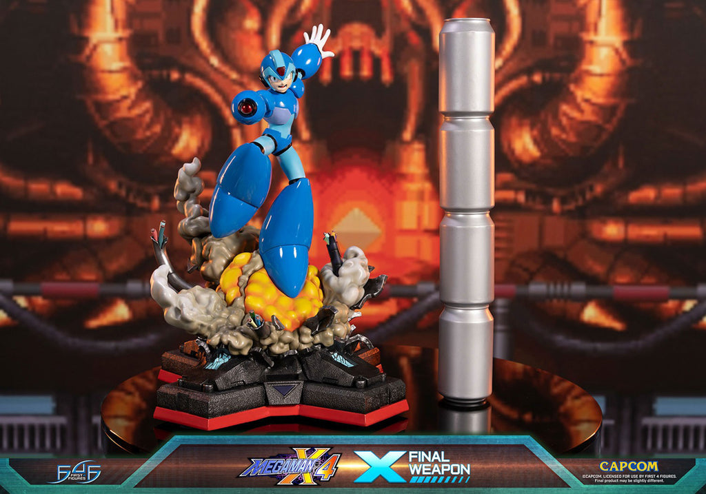 Estátua X Blue Final Weapon - Megaman X4 - Standard Edition - First 4 Figures