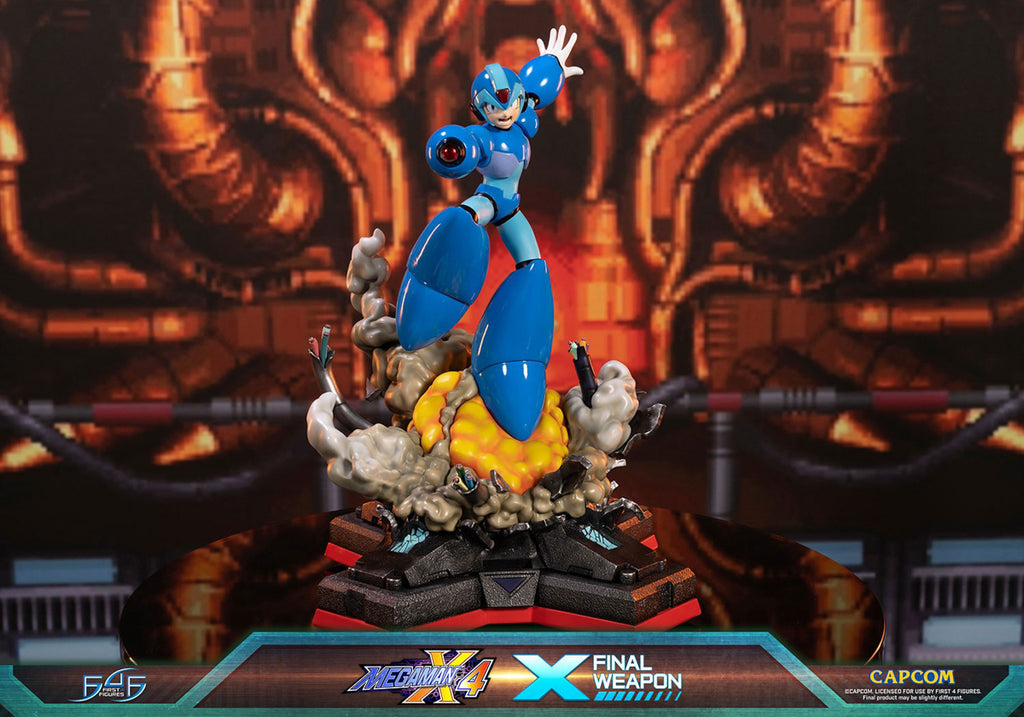 Estátua X Blue Final Weapon - Megaman X4 - Standard Edition - First 4 Figures