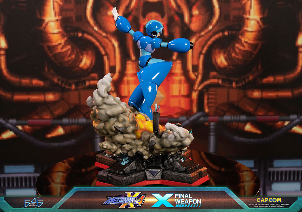 Estátua X Blue Final Weapon - Megaman X4 - Standard Edition - First 4 Figures