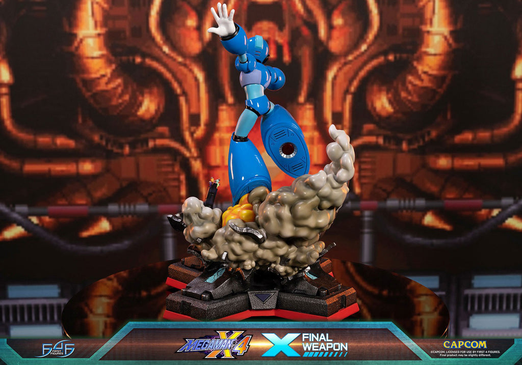 Estátua X Blue Final Weapon - Megaman X4 - Standard Edition - First 4 Figures