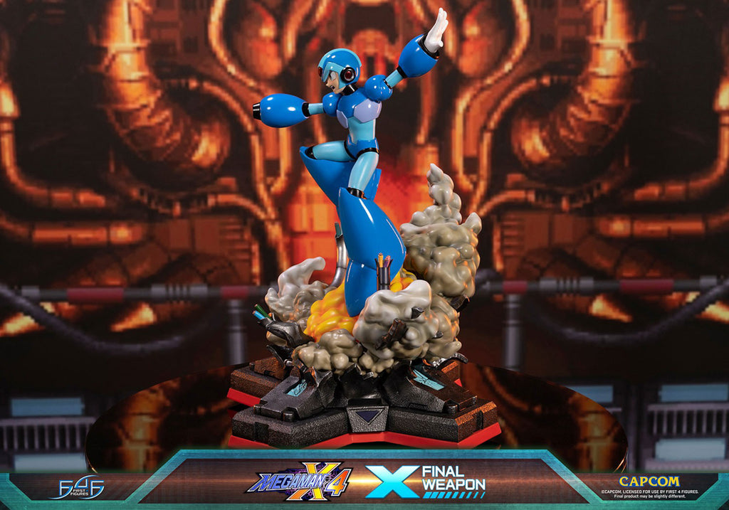 Estátua X Blue Final Weapon - Megaman X4 - Standard Edition - First 4 Figures