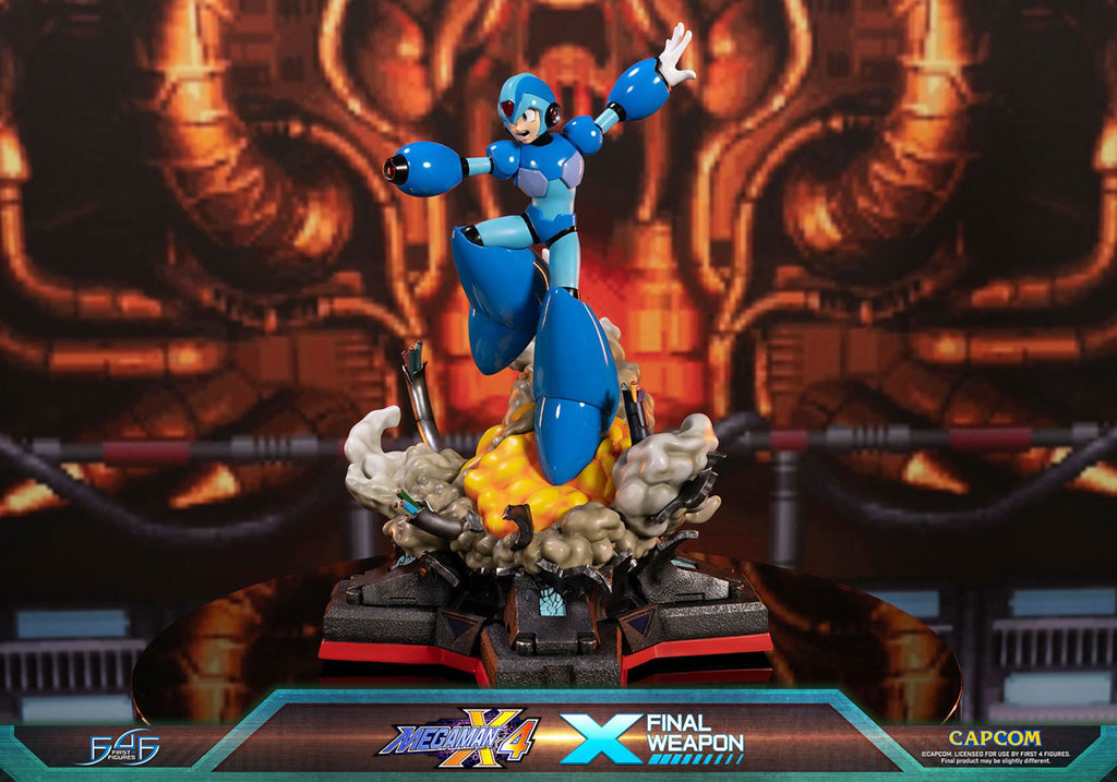 Estátua X Blue Final Weapon - Megaman X4 - Standard Edition - First 4 Figures