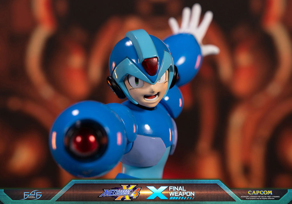 Estátua X Blue Final Weapon - Megaman X4 - Standard Edition - First 4 Figures
