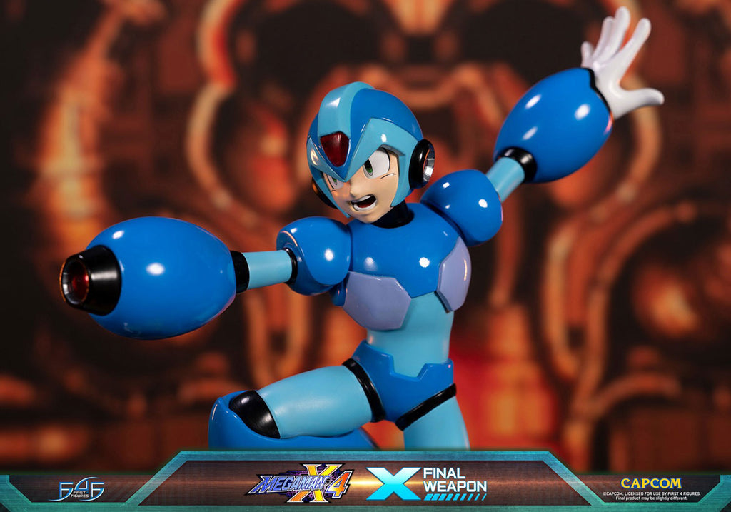 Estátua X Blue Final Weapon - Megaman X4 - Standard Edition - First 4 Figures