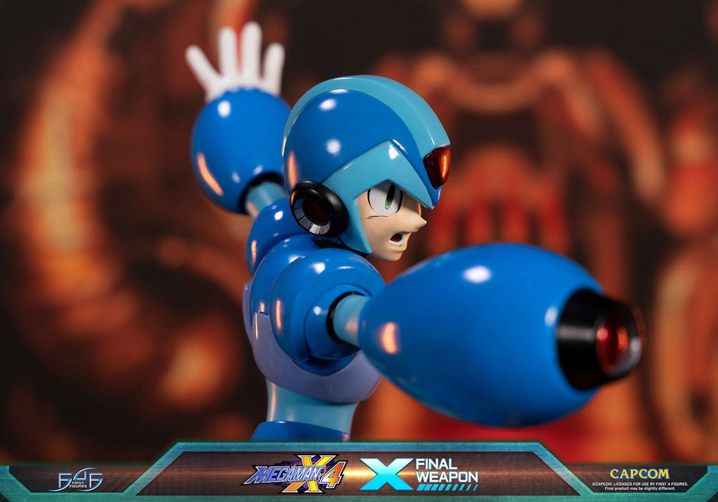 Estátua X Blue Final Weapon - Megaman X4 - Standard Edition - First 4 Figures