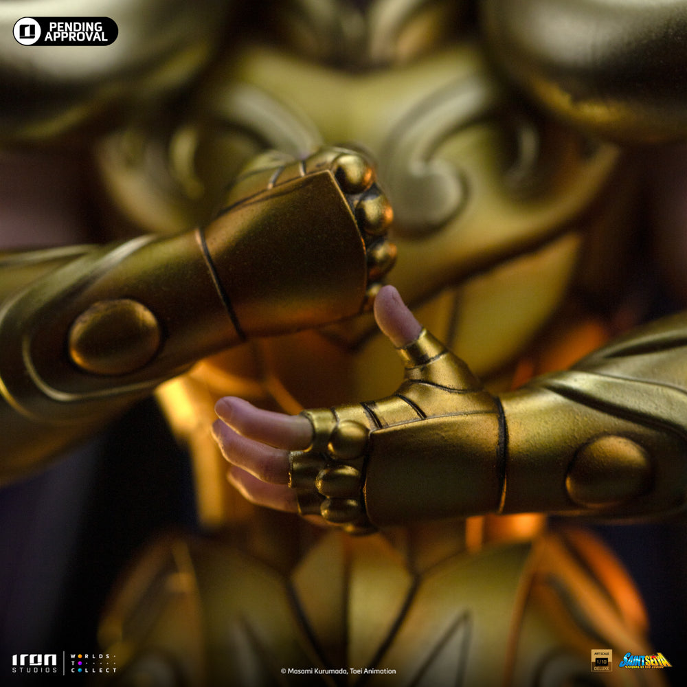 Estátua Aries Mu - Saint Seiya - Deluxe Art Scale 1/10 - Iron Studios