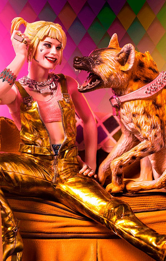 Estátua Harley Quinn & Bruce Deluxe - Birds Of Prey - Art Scale 1/10 - Iron Studios