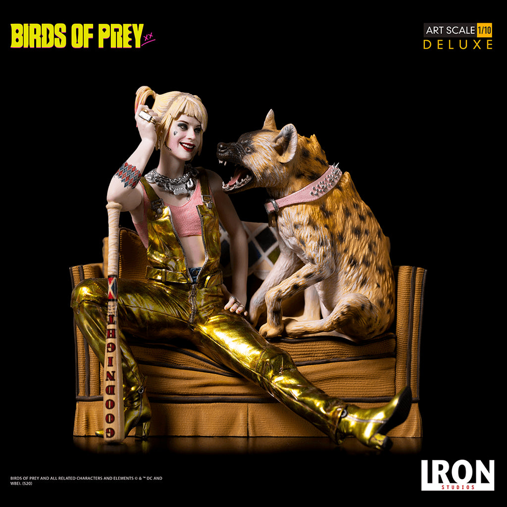 Estátua Harley Quinn & Bruce Deluxe - Birds Of Prey - Art Scale 1/10 - Iron Studios