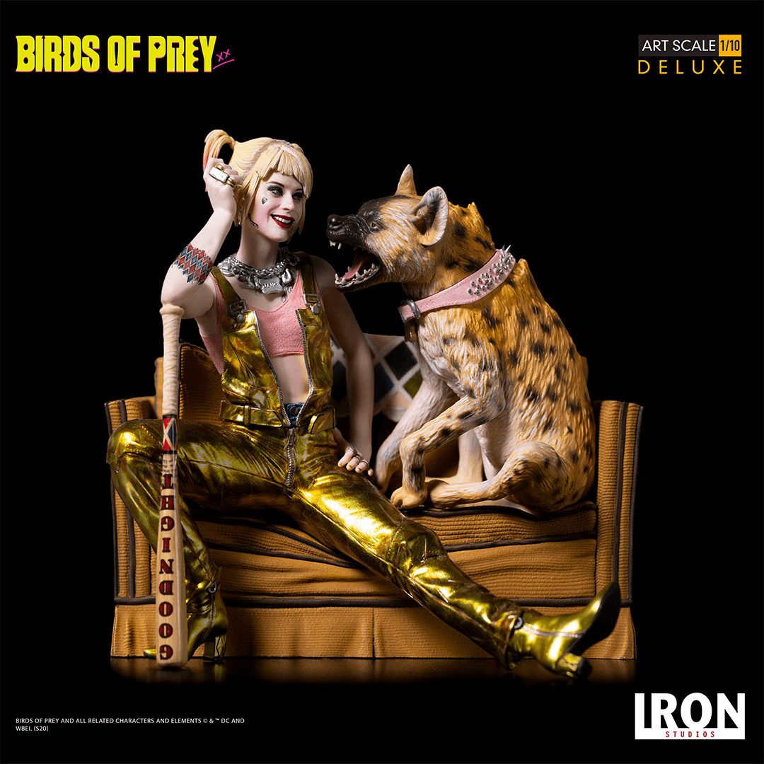 Birds of Prey Deluxe Harley Quinn フィギュア Estátua Harley Quinn & Bruce Deluxe - Birds Of Prey - Art Scale 1