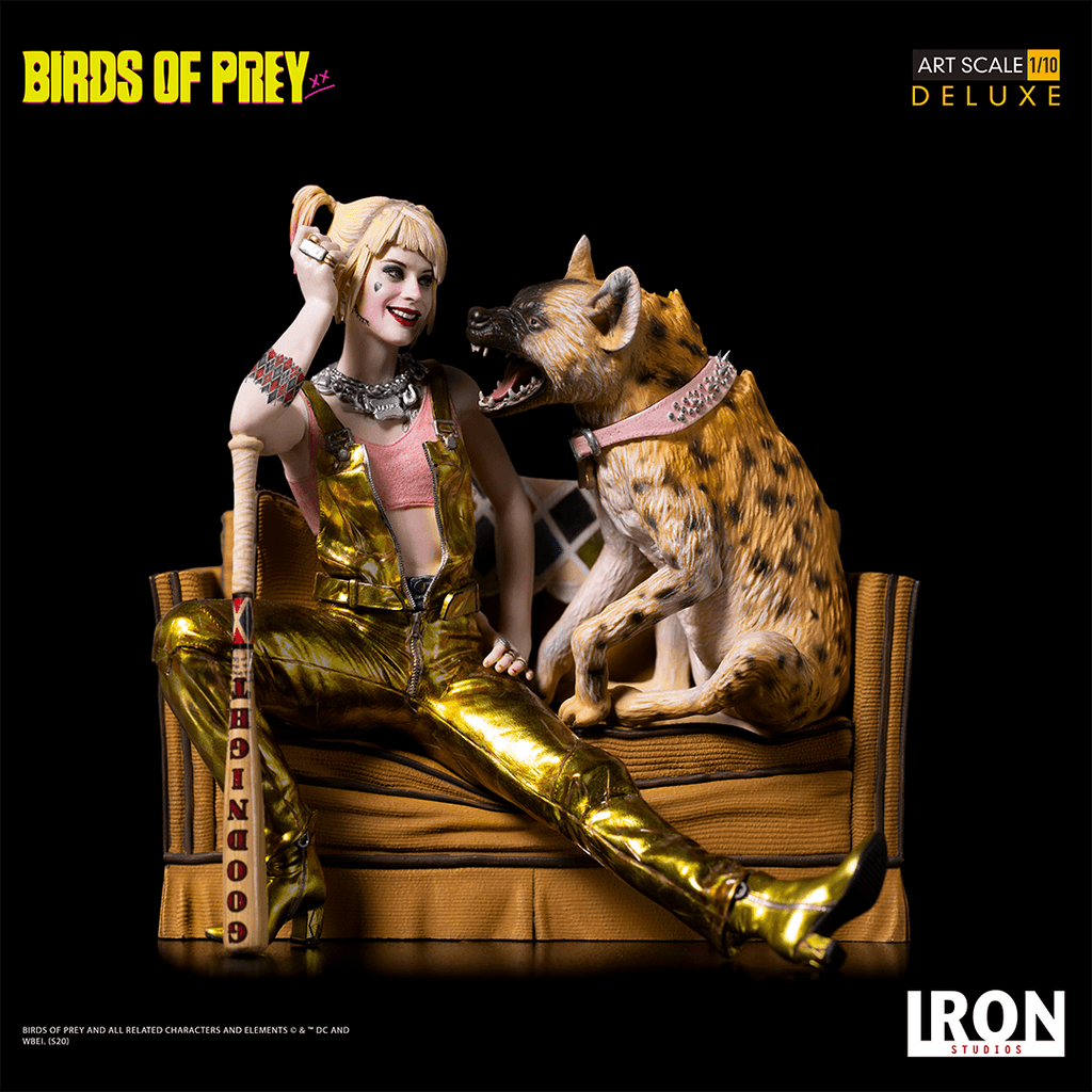 Estátua Harley Quinn & Bruce Deluxe - Birds Of Prey - Art Scale 1/10 - Iron Studios