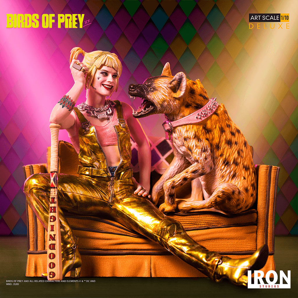 Estátua Harley Quinn & Bruce Deluxe - Birds Of Prey - Art Scale 1/10 - Iron Studios