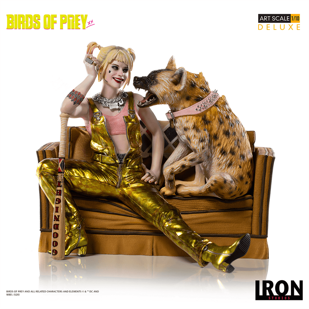 Estátua Harley Quinn & Bruce Deluxe - Birds Of Prey - Art Scale 1/10 - Iron Studios