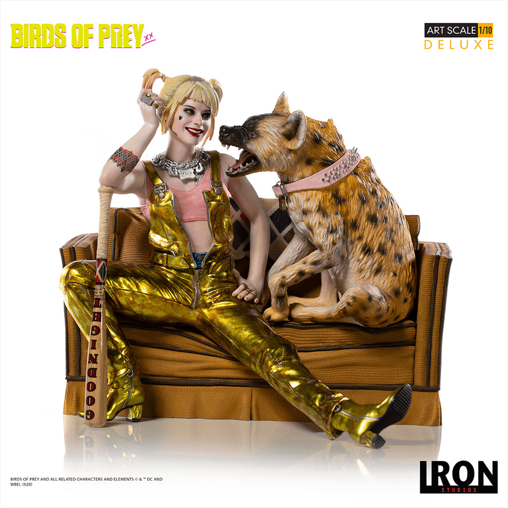 Estátua Harley Quinn & Bruce Deluxe - Birds Of Prey - Art Scale 1/10 - Iron Studios
