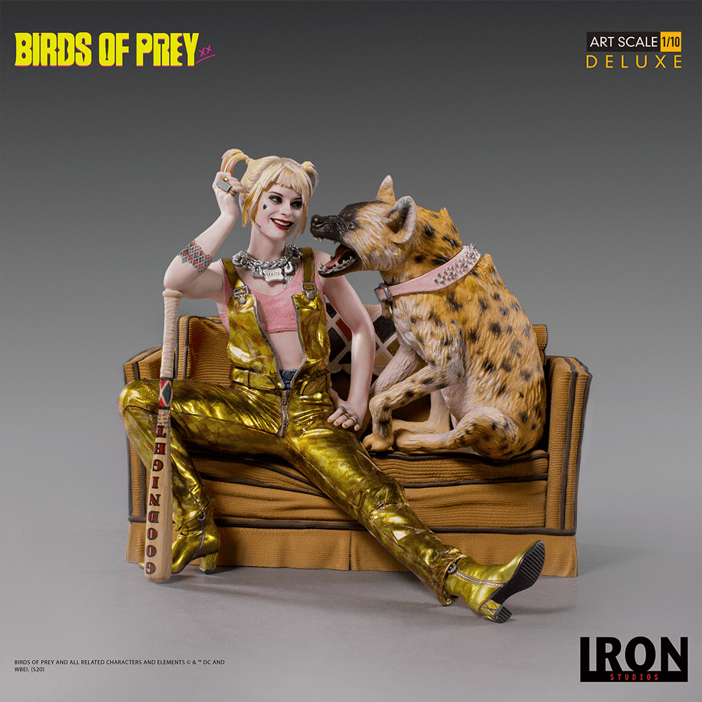 Estátua Harley Quinn & Bruce Deluxe - Birds Of Prey - Art Scale 1/10 - Iron Studios