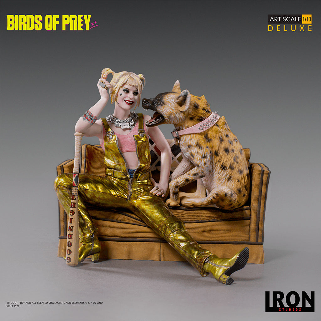 Estátua Harley Quinn & Bruce Deluxe - Birds Of Prey - Art Scale 1/10 - Iron Studios