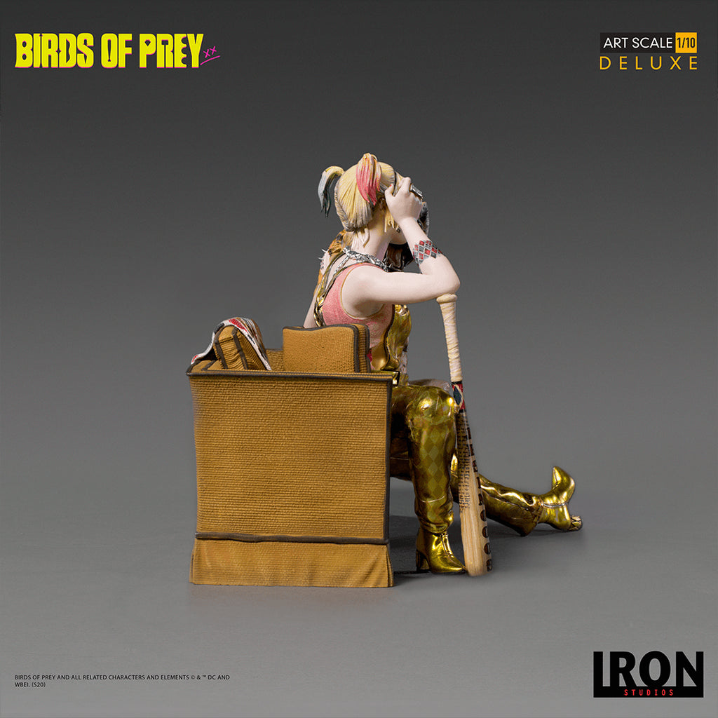 Estátua Harley Quinn & Bruce Deluxe - Birds Of Prey - Art Scale 1/10 - Iron Studios