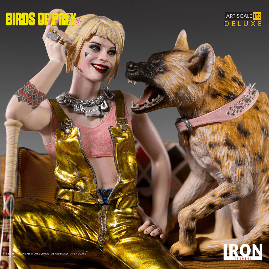 Estátua Harley Quinn & Bruce Deluxe - Birds Of Prey - Art Scale 1/10 - Iron Studios