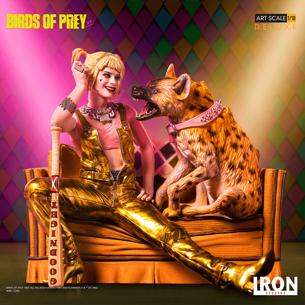 Estátua Harley Quinn & Bruce Deluxe - Birds Of Prey - Art Scale 1/10 - Iron Studios
