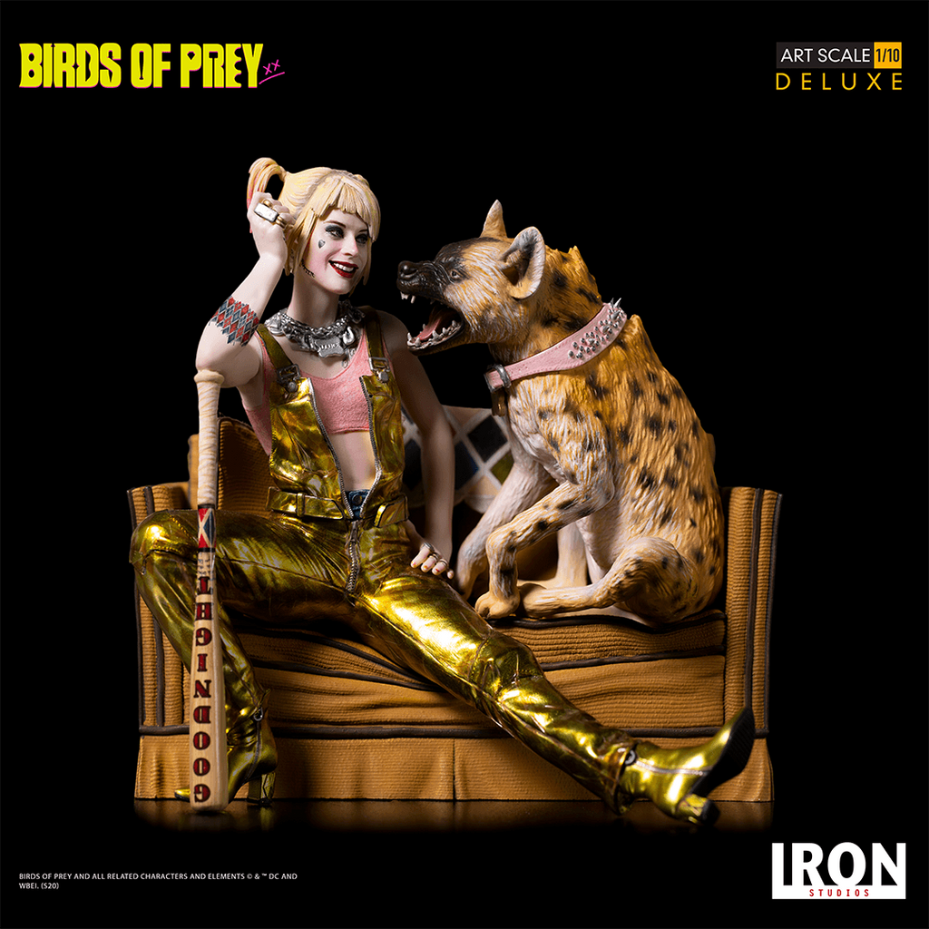 Estátua Harley Quinn & Bruce Deluxe - Birds Of Prey - Art Scale 1/10 - Iron Studios
