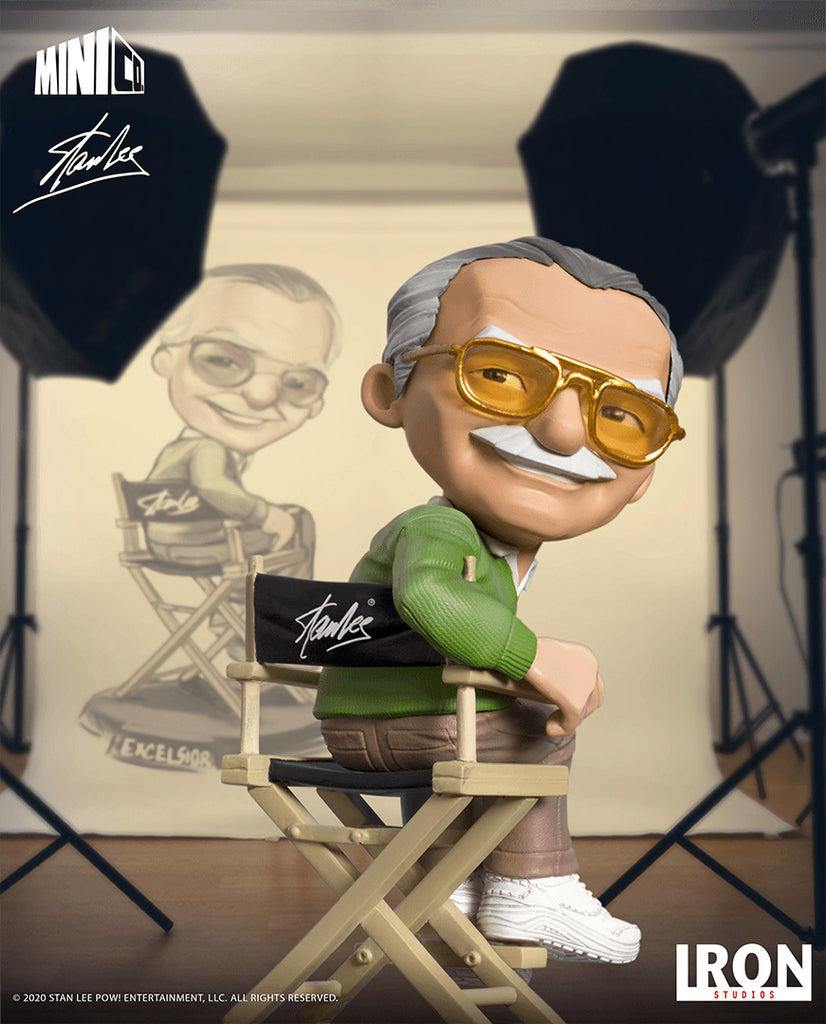 Estátua Stan Lee - Pow! Studios - MiniCo - Iron Studios