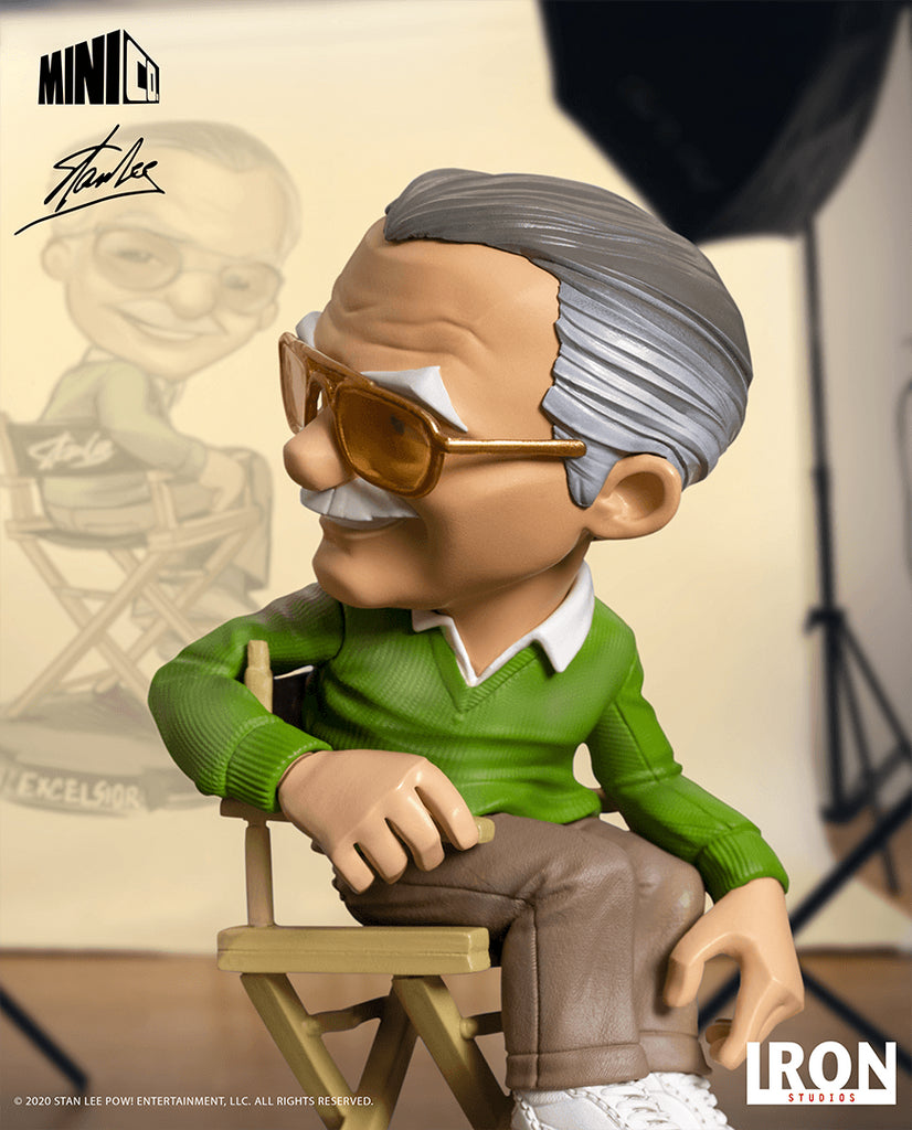 Estátua Stan Lee - Pow! Studios - MiniCo - Iron Studios
