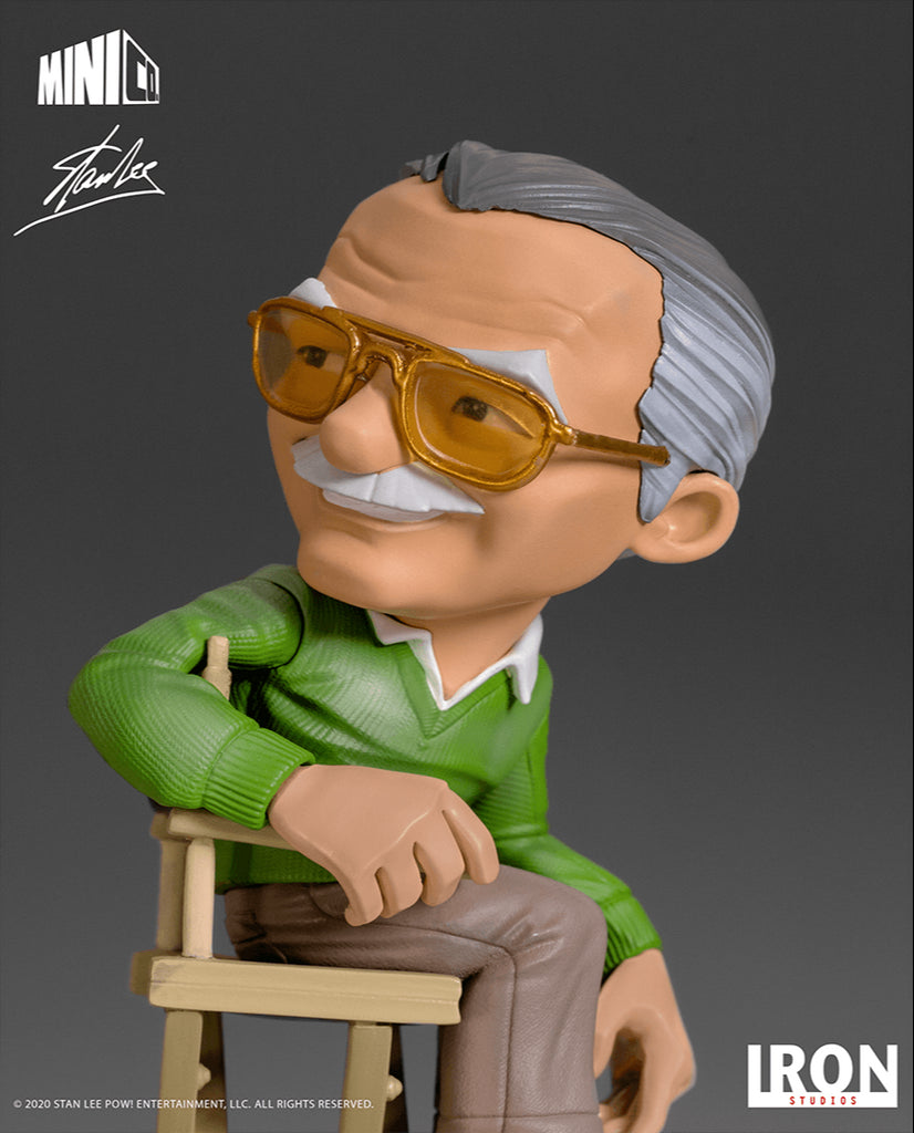 Estátua Stan Lee - Pow! Studios - MiniCo - Iron Studios