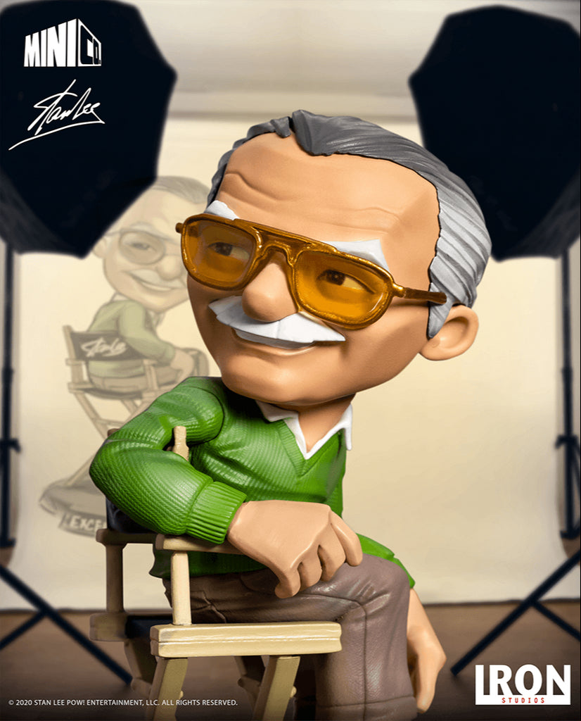 Estátua Stan Lee - Pow! Studios - MiniCo - Iron Studios