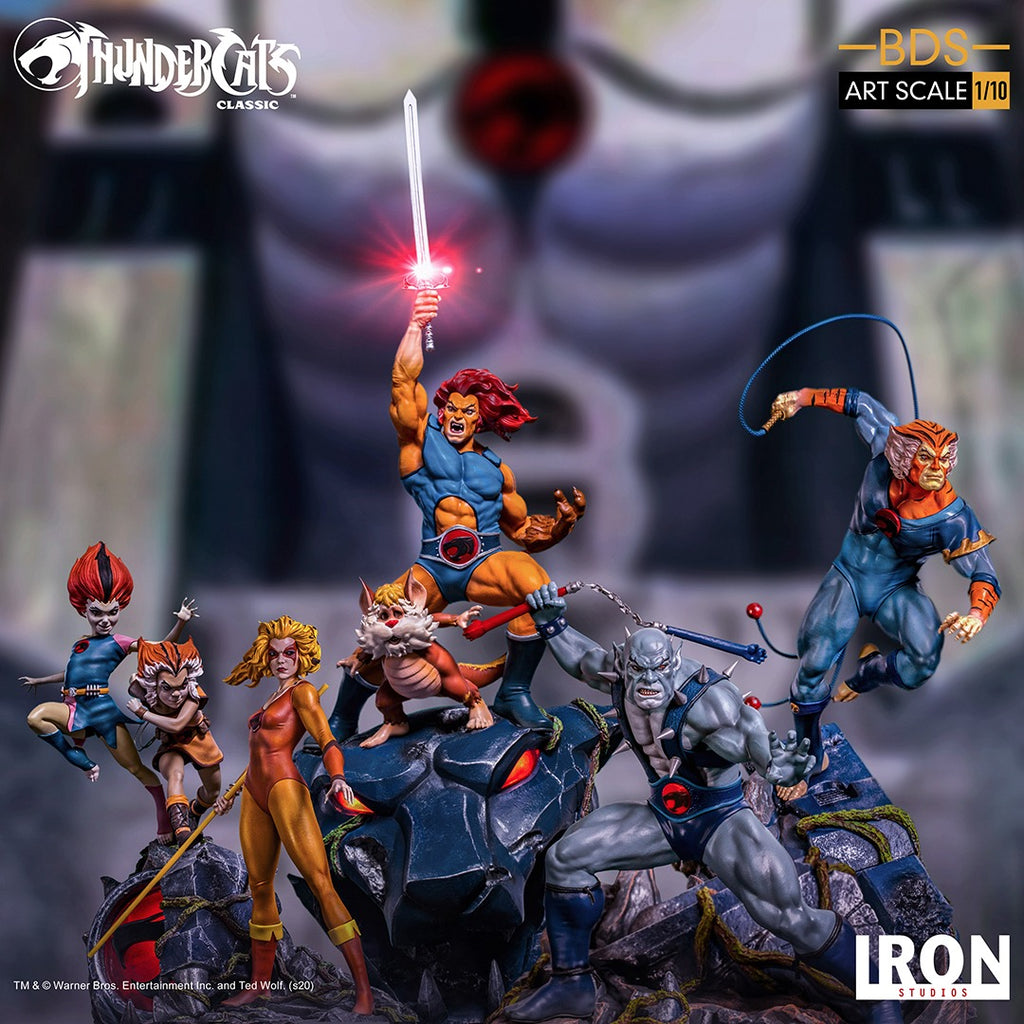 Estátua Lion-O & Snarf - Thundercats - Bds Art Scale 1/10 - Iron Studios
