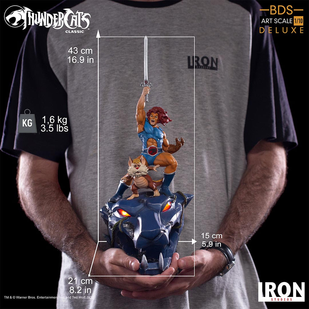 Estátua Lion-O & Snarf - Thundercats - Bds Art Scale 1/10 - Iron Studios