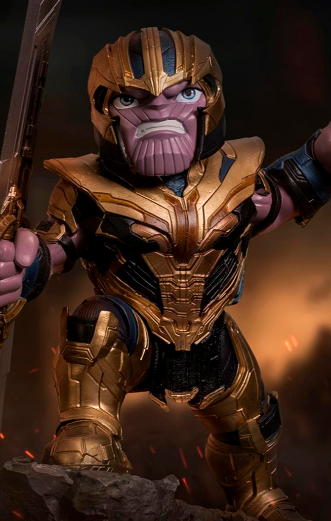 Estátua Thanos - Avengers: Endgame - MiniCo - Iron Studios