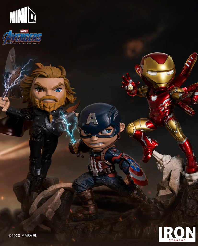 Estátua Thanos - Avengers: Endgame - MiniCo - Iron Studios