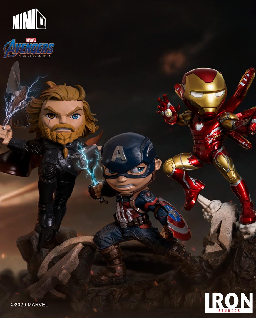 Estátua Thanos - Avengers: Endgame - MiniCo - Iron Studios
