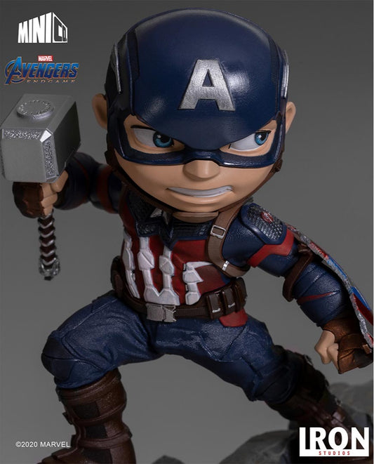 Estátua Captain America - Avengers: Endgame - MiniCo - Iron Studios