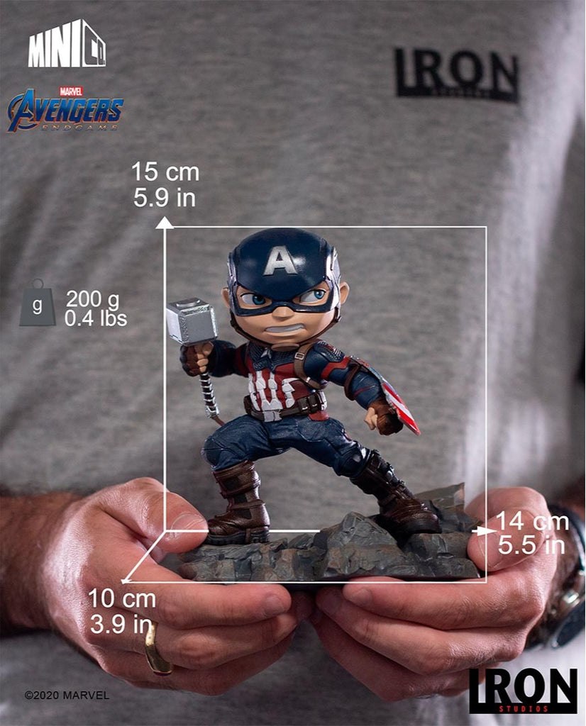 Estátua Captain America - Avengers: Endgame - MiniCo - Iron Studios