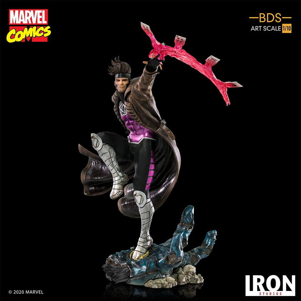 Estátua Gambit- X-Men - Bds Art Scale 1/10 - Iron Studios