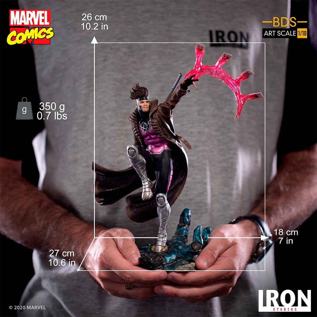 Estátua Gambit- X-Men - Bds Art Scale 1/10 - Iron Studios