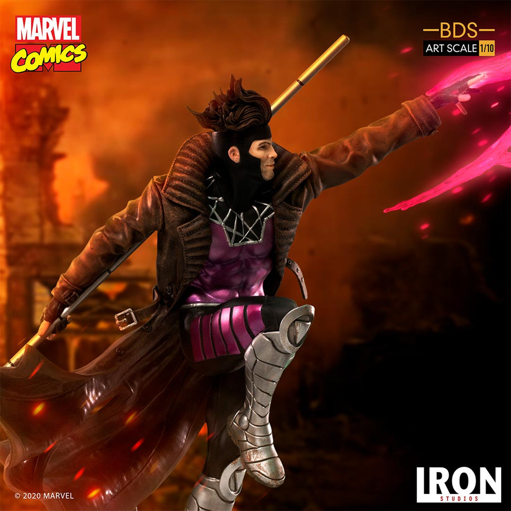 Estátua Gambit- X-Men - Bds Art Scale 1/10 - Iron Studios