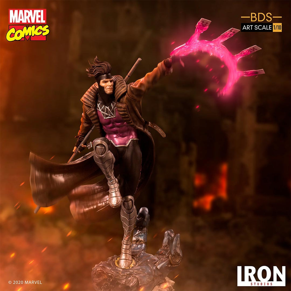 Estátua Gambit- X-Men - Bds Art Scale 1/10 - Iron Studios