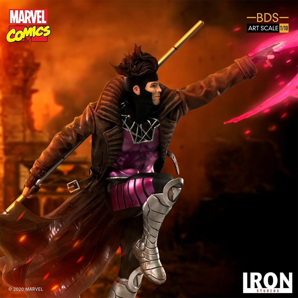 Estátua Gambit- X-Men - Bds Art Scale 1/10 - Iron Studios