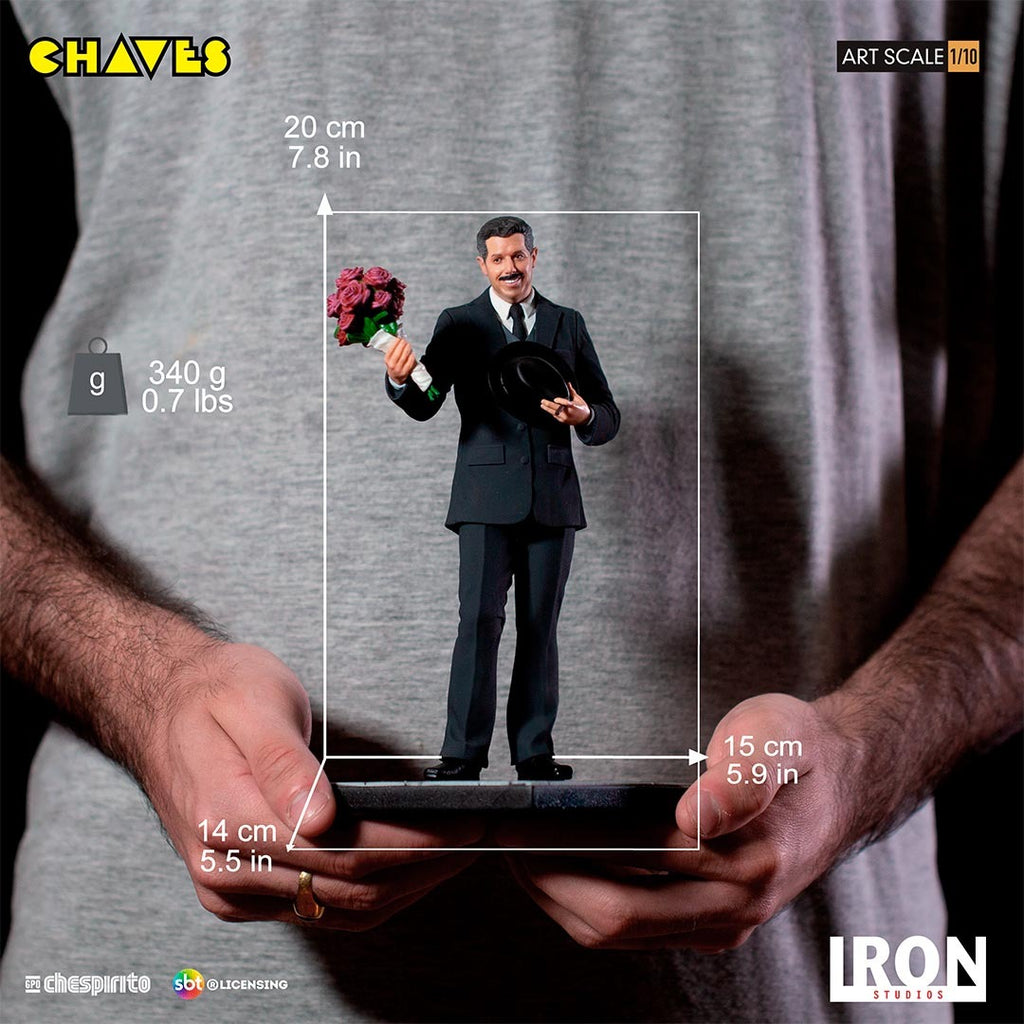 Estátua Professor Girafales - Turma do chaves - Art Scale 1/10 - Iron Studios