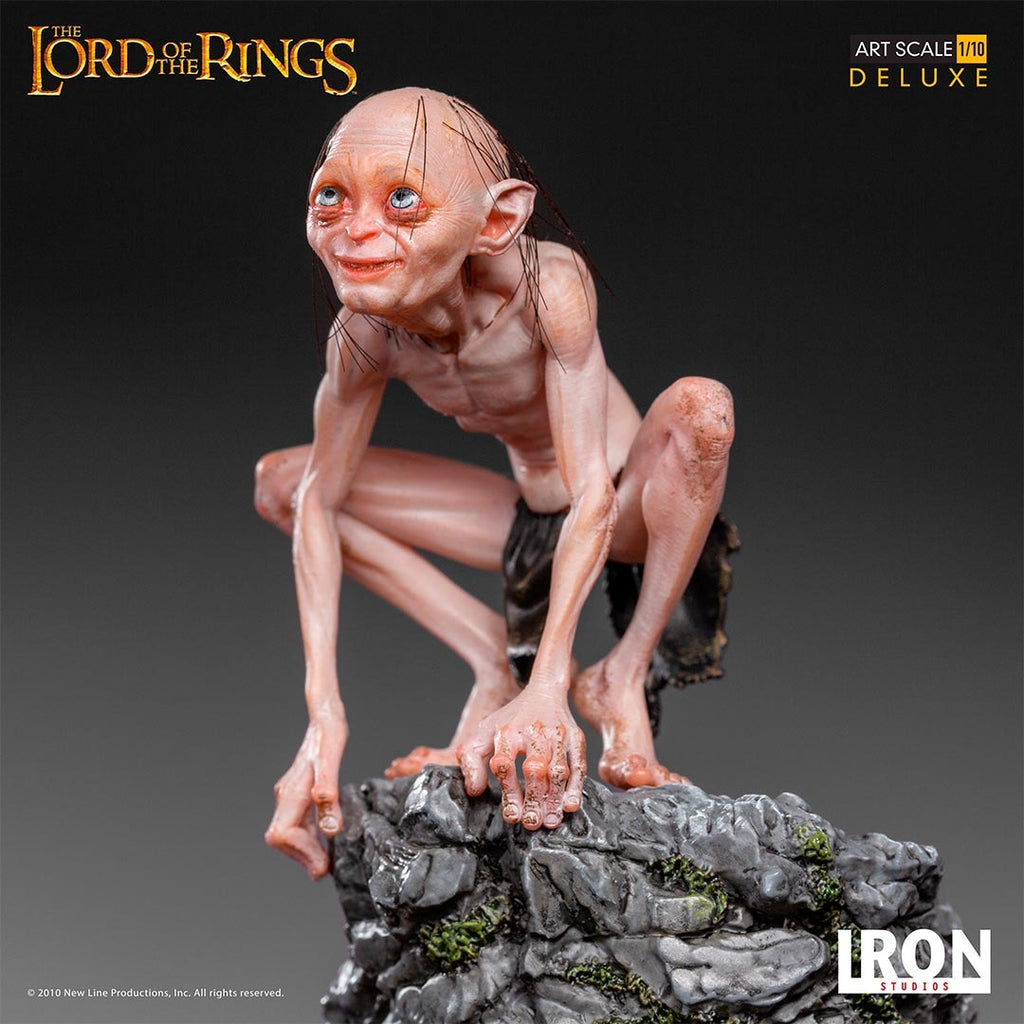 Estátua Gollum Deluxe - Lord of the Rings - Art Scale 1/10 - Iron Studios