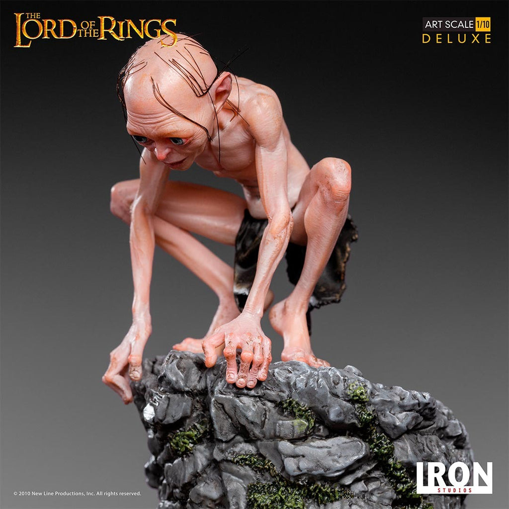 Estátua Gollum Deluxe - Lord of the Rings - Art Scale 1/10 - Iron Studios