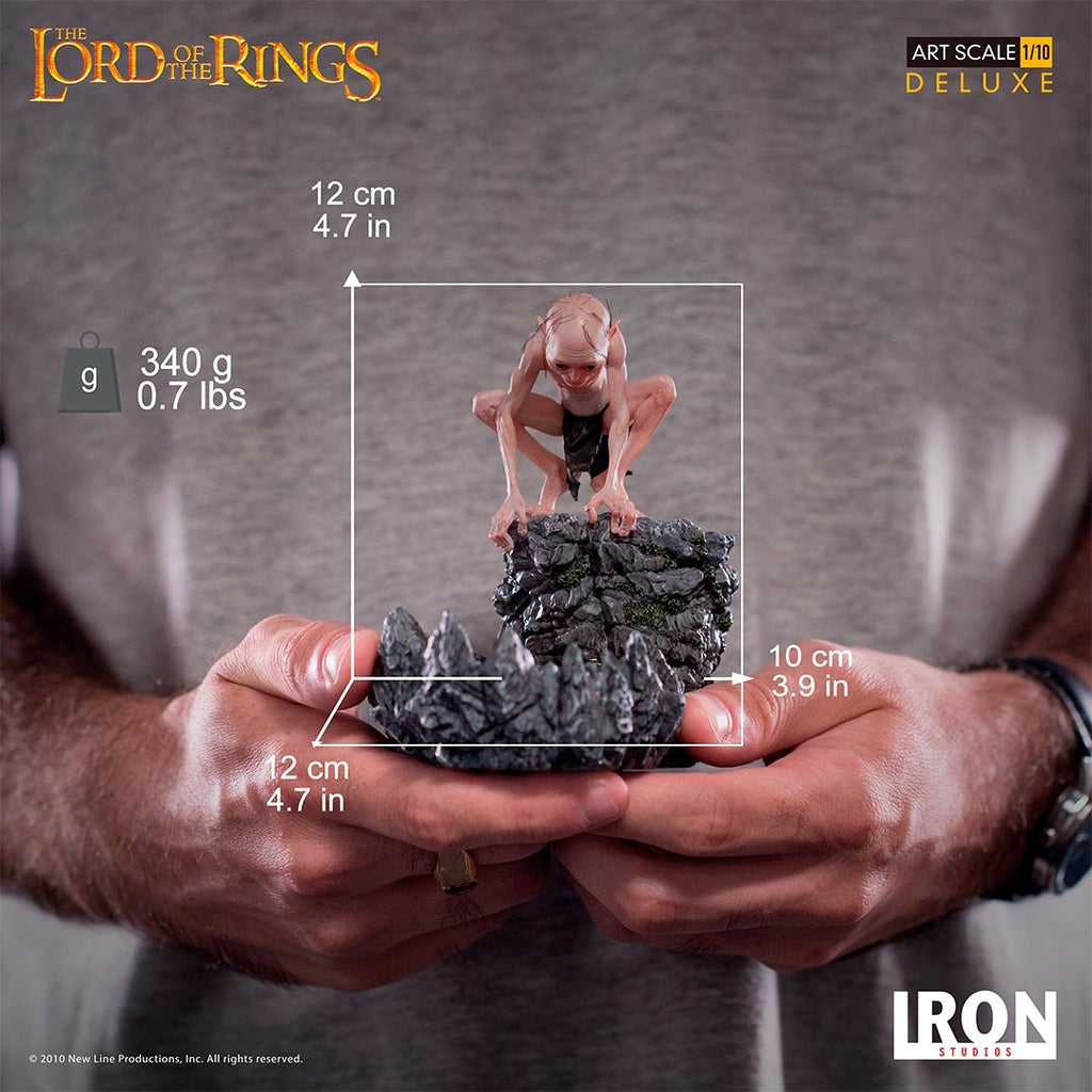 Estátua Gollum Deluxe - Lord of the Rings - Art Scale 1/10 - Iron Studios