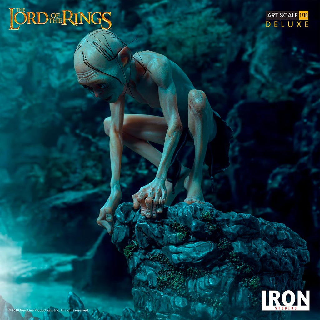 Estátua Gollum Deluxe - Lord of the Rings - Art Scale 1/10 - Iron Studios