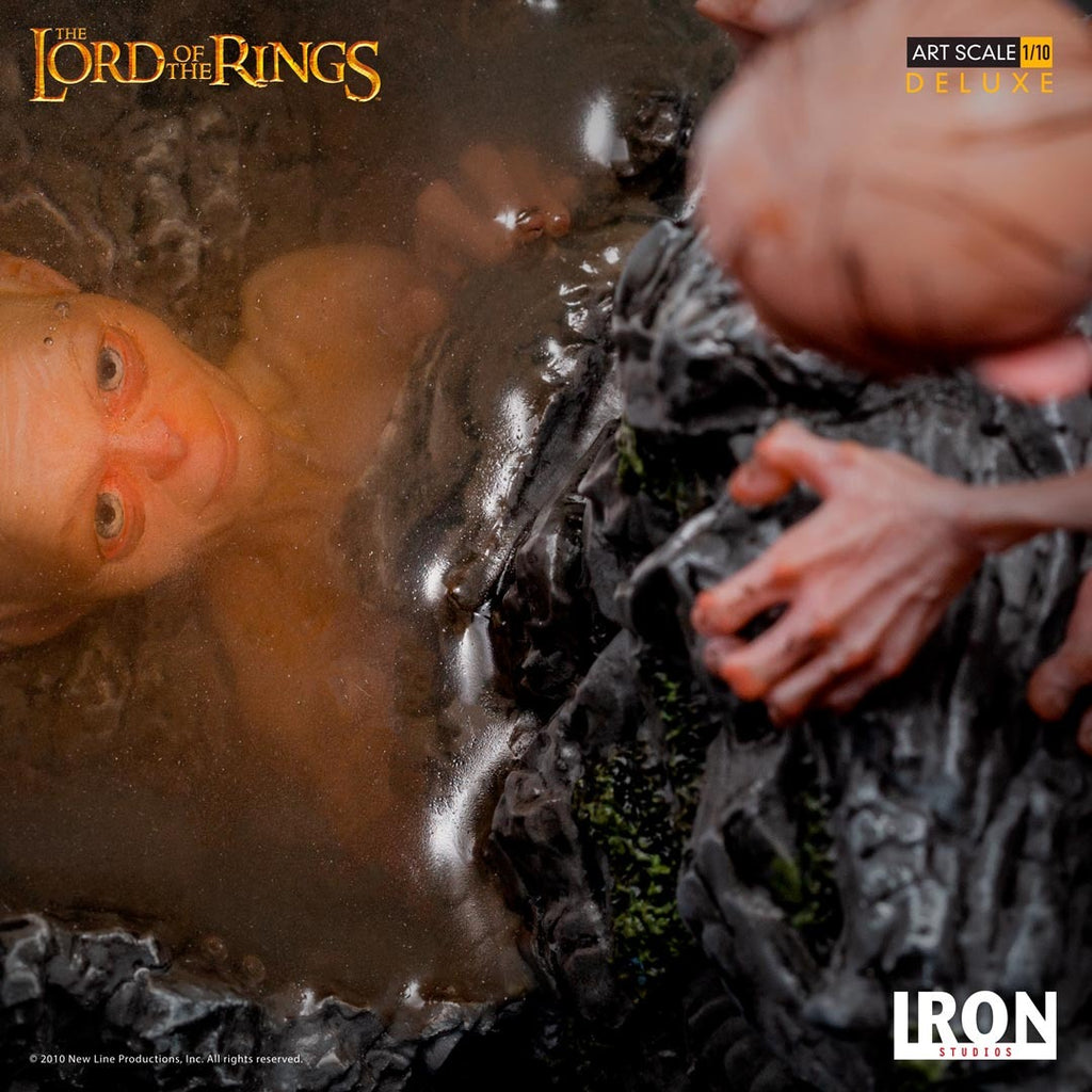 Estátua Gollum Deluxe - Lord of the Rings - Art Scale 1/10 - Iron Studios