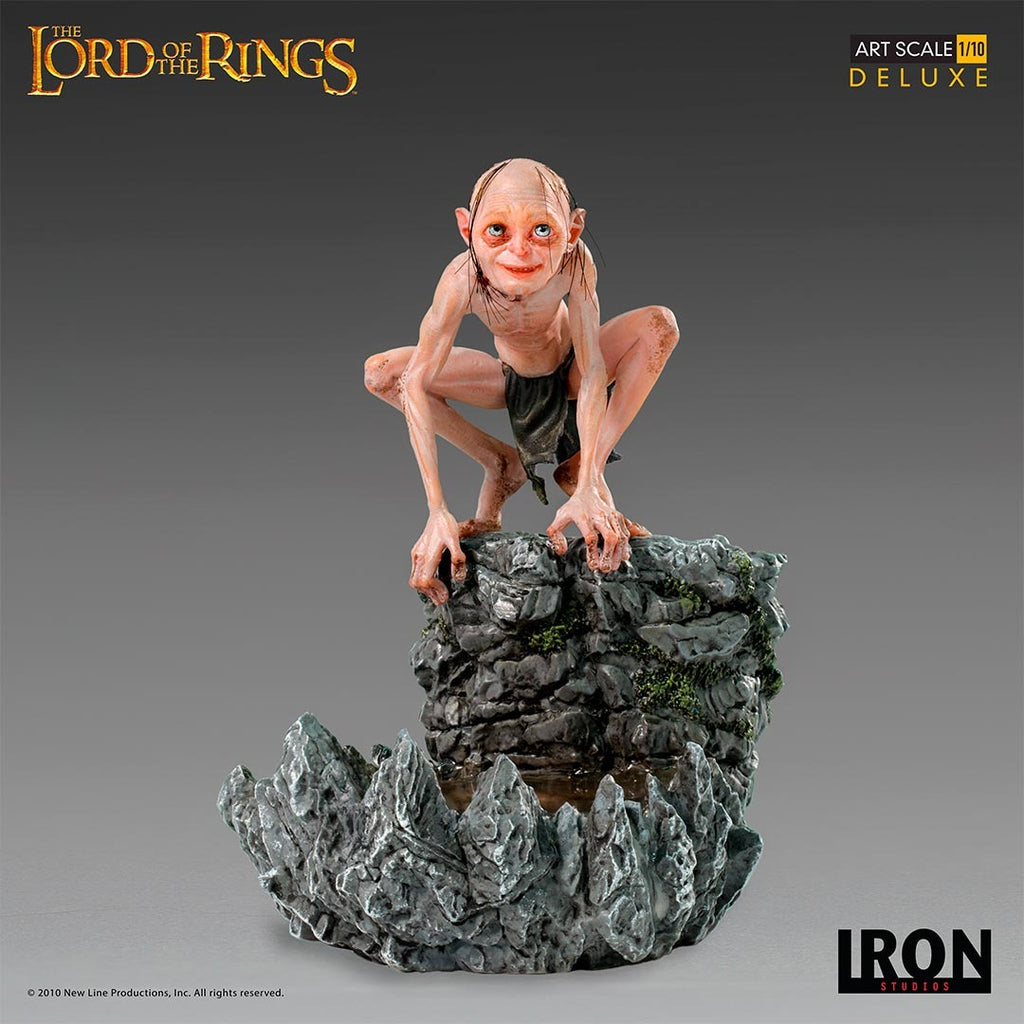 Estátua Gollum Deluxe - Lord of the Rings - Art Scale 1/10 - Iron Studios